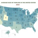 American Households Keep Shrinking Average family in America mapped