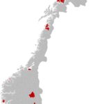 50% of Norway lives in the red area 50% of Norway lives in the red area