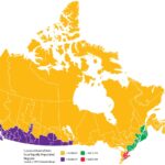 Mapped: Canada divided into four equally populated regions