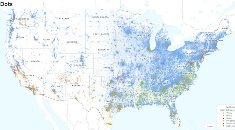 The U.S. census dot map