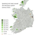 Daily Irish speakers in Ireland