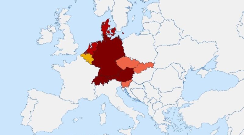Status of German language in Europe