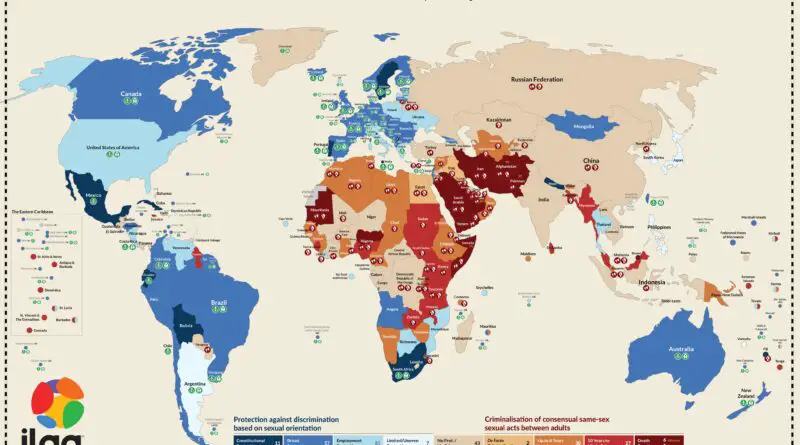 World map of Sexual Orientation Laws