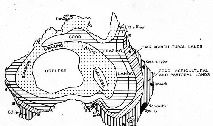 Habitability map of Australia