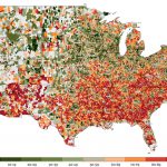 Level of economic distress every by U.S. zip code