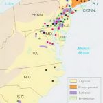 Religious Map of the 13 Colonies circa (1750) Religious Map of the 13 Colonies circa (1750)