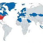 All of these blue countries combined had the same number of homicides as the United States last year