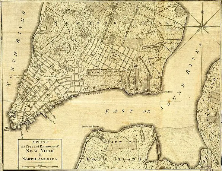 A British map of New York City (1776)