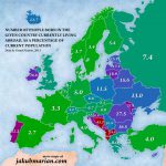 Number of people born in the given country currently living abroad & most common destination of emigrants Number of people born in the given country currently living abroad, as a percentage of current population