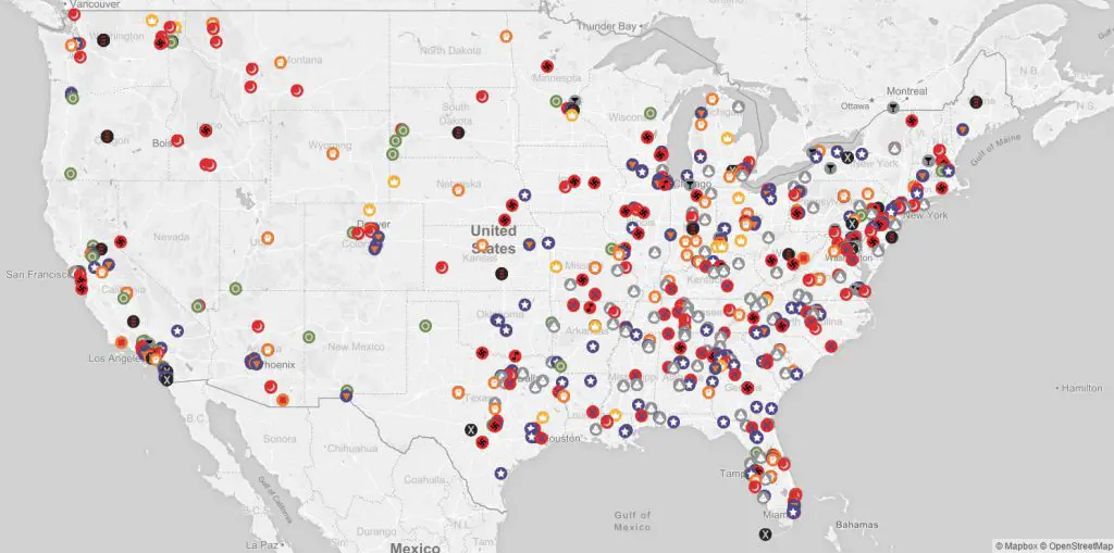 Hate Group Map of the United States