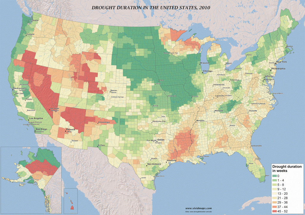 Drought Duration by U.S. County