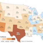 To which states Californians are immigrating