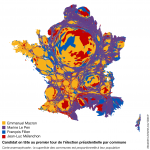 French Presidential Election Cartogram