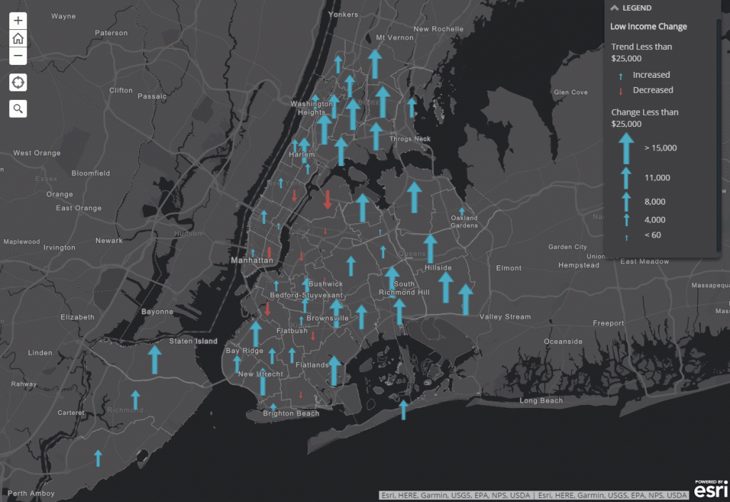 The Modern Transformation of NYC (2000 - 2015) - Vivid Maps