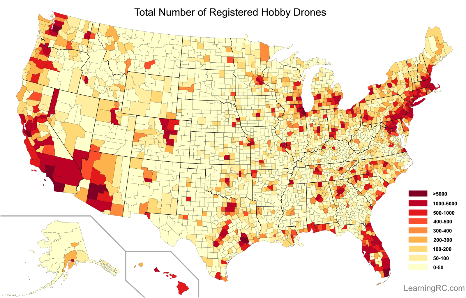 US-drones - Vivid Maps