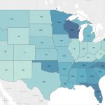Number of Gas Stations in Each State with Pure Gasoline