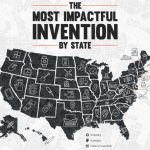 The most impactful invention by U.S. state