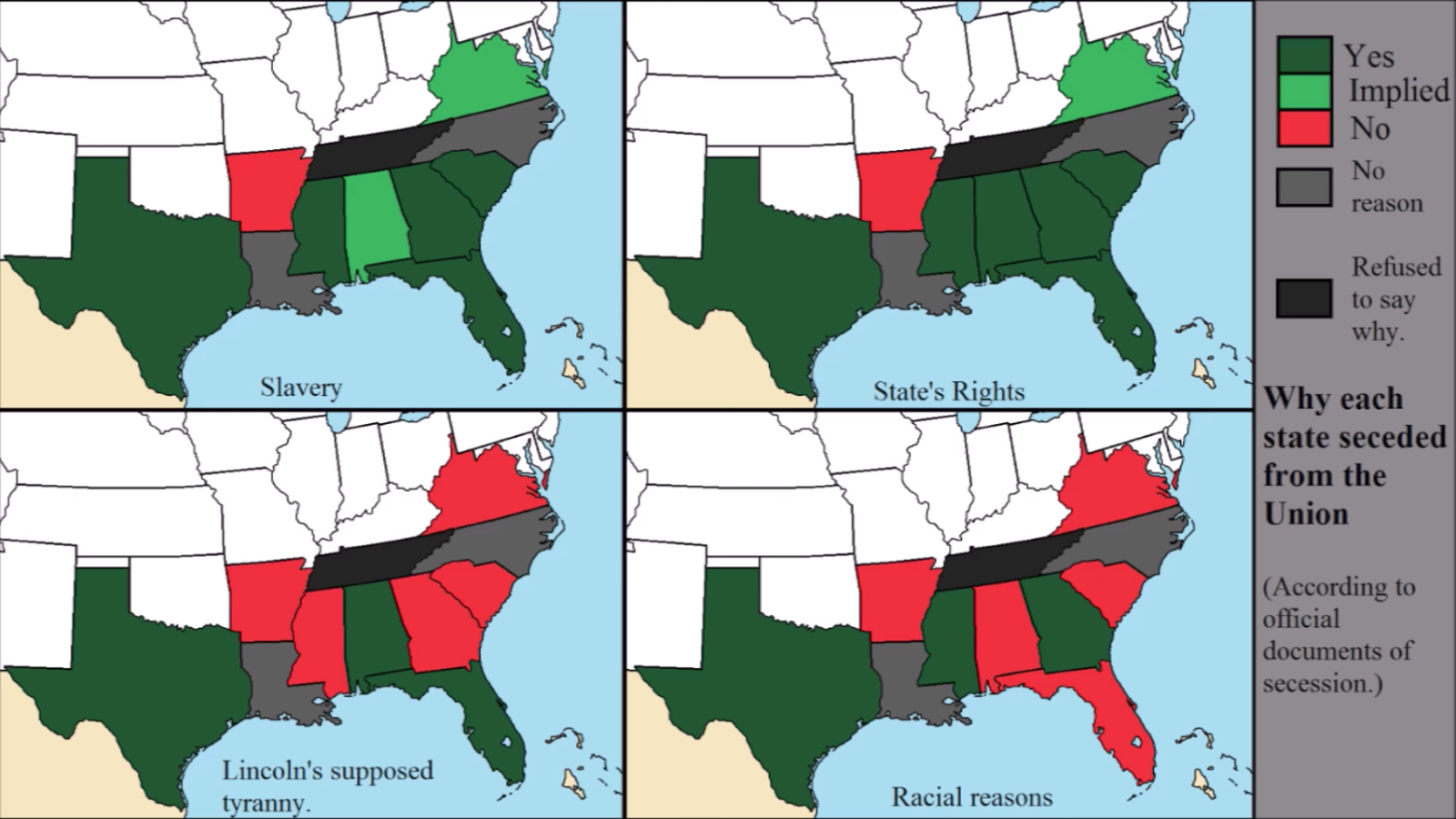 South-seceding - Vivid Maps