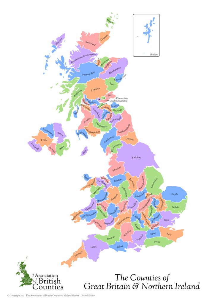 Historic UK counties