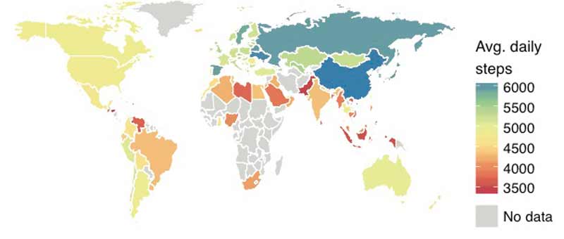 average-daily-steps-by-country-vivid-maps