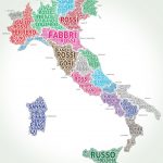 Most common surnames in the Italian Regions