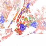 Race and ethnicity map of New York City Race and ethnicity map of New York City and parts of New Jersey