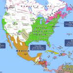 North America in 1850