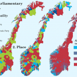 Norwegian parlamentary election (2017): Biggest parties in each muncipality Norwegian parlamentary election (2017): Biggest parties in each muncipality