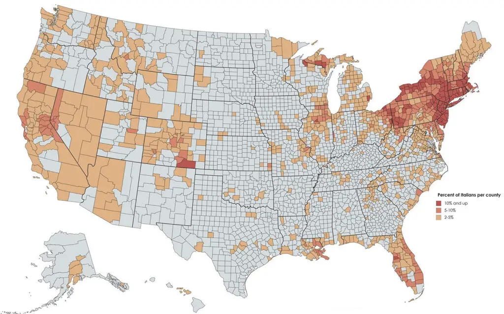 Italian America - Vivid Maps