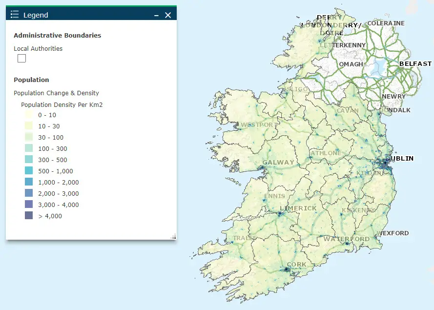 Mapping the Irish Census (2016 ) - Vivid Maps