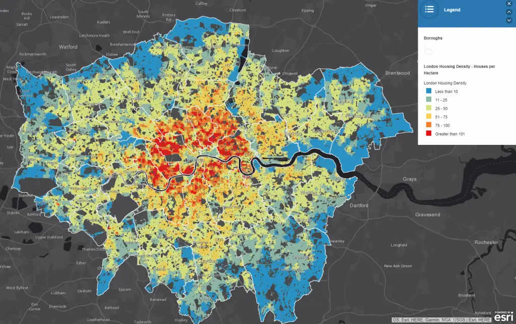 London Housing Density