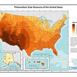 Solar resource of the U.S.