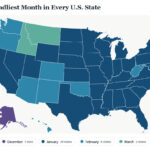 The Deadliest Month in Every U.S. State The Deadliest Month for every American State