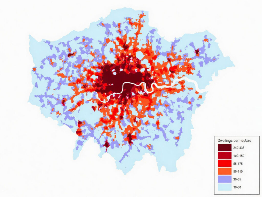 London: housing density