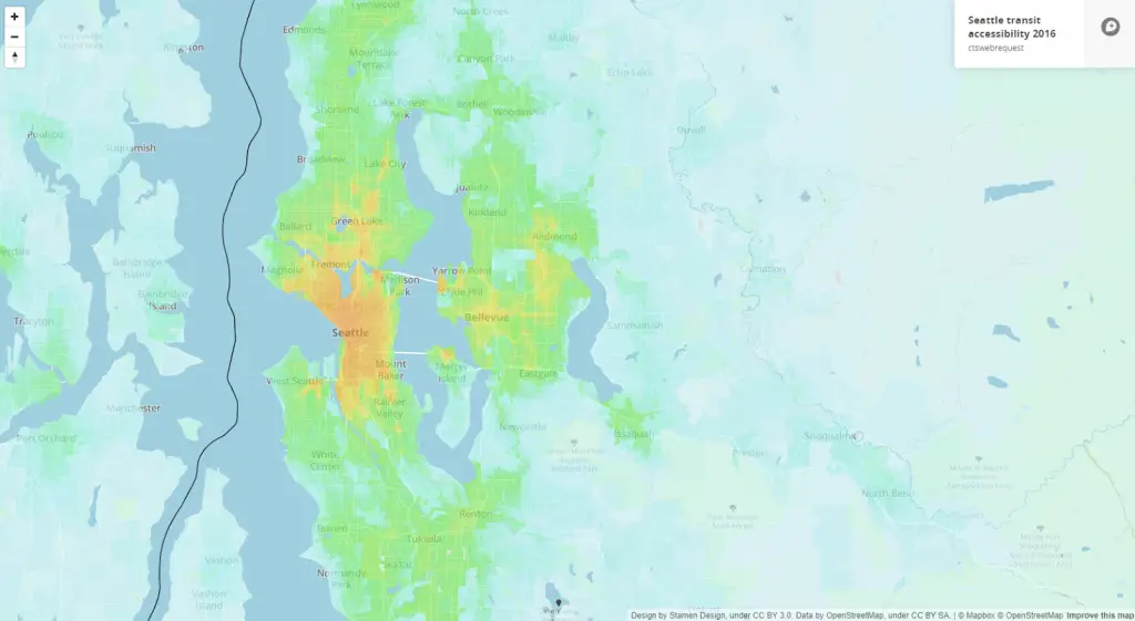 Seattle transit accessibility