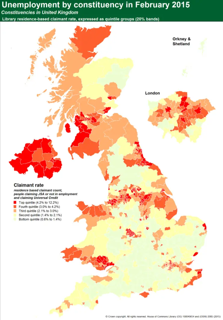 Unemployment in the United Kingdom - Vivid Maps