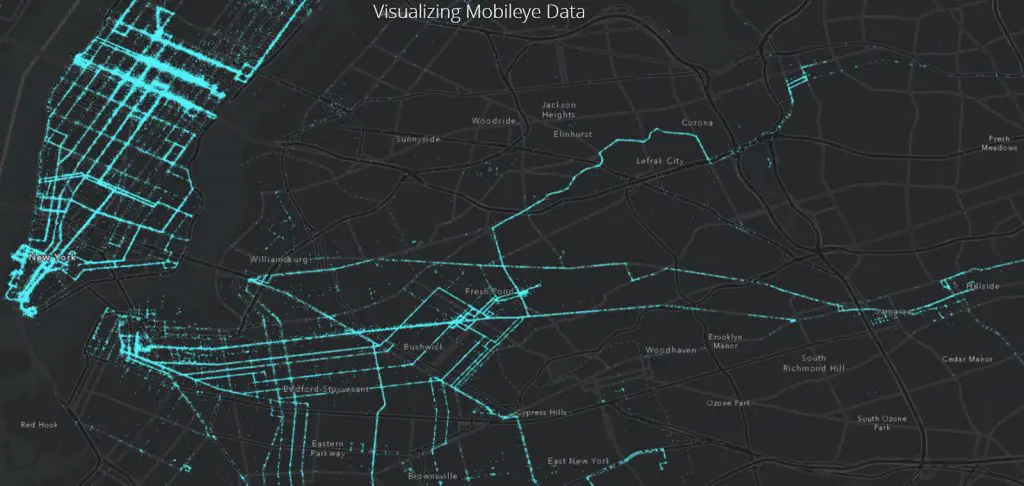 NYC: Collision warning location