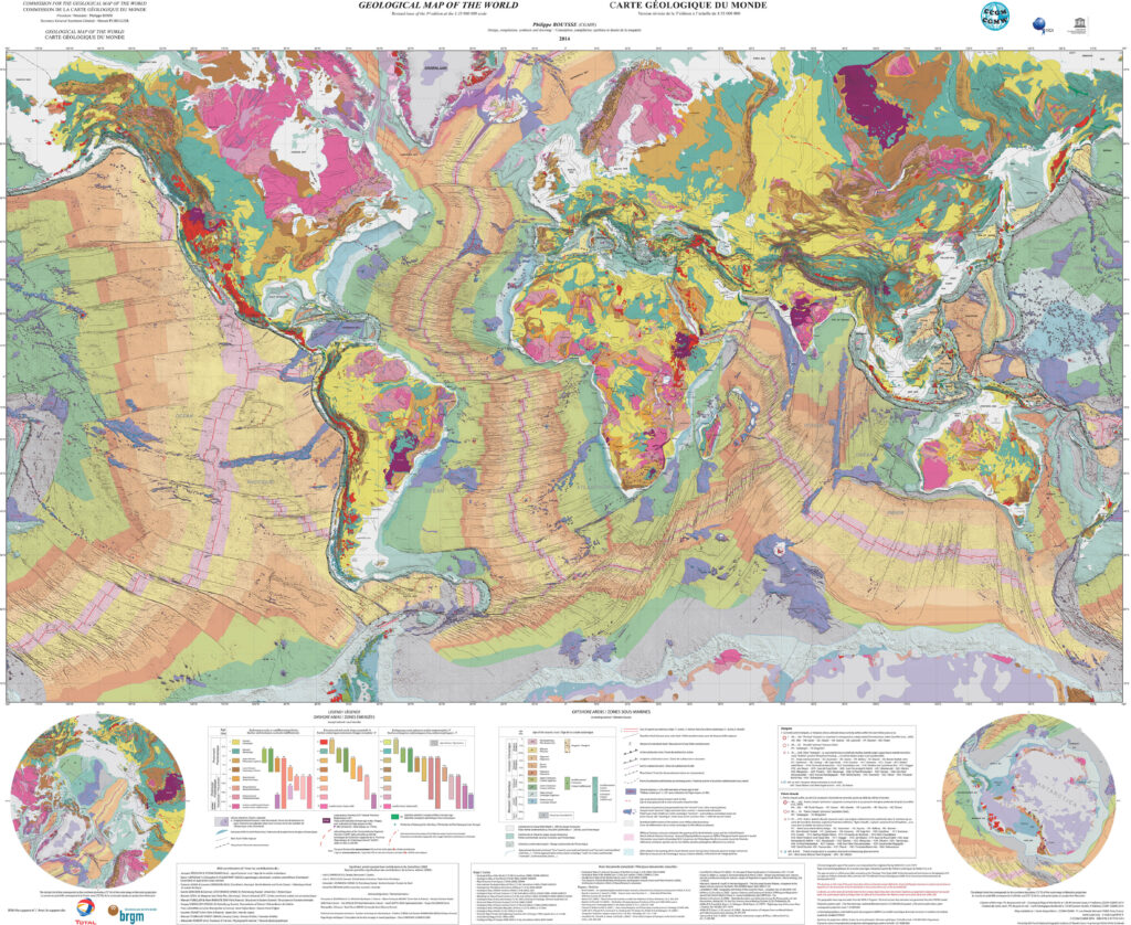 Detailed Geologic World Map