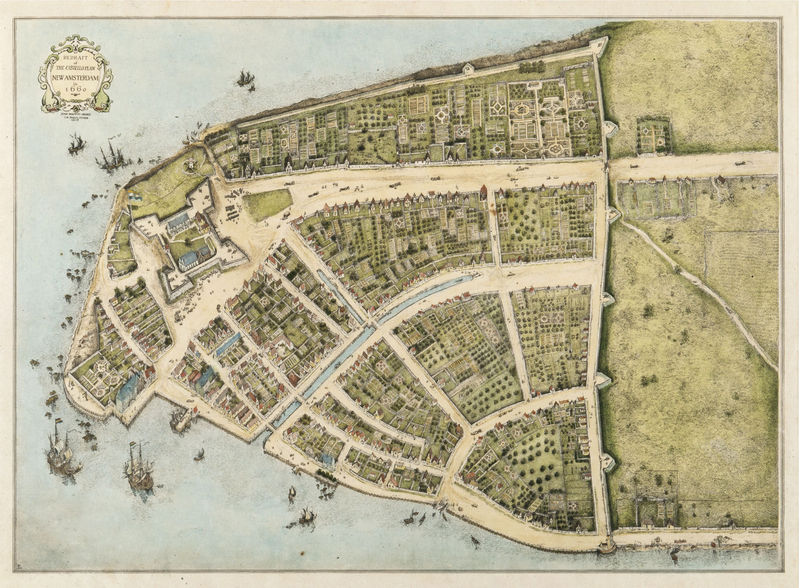 Map of New Amsterdam