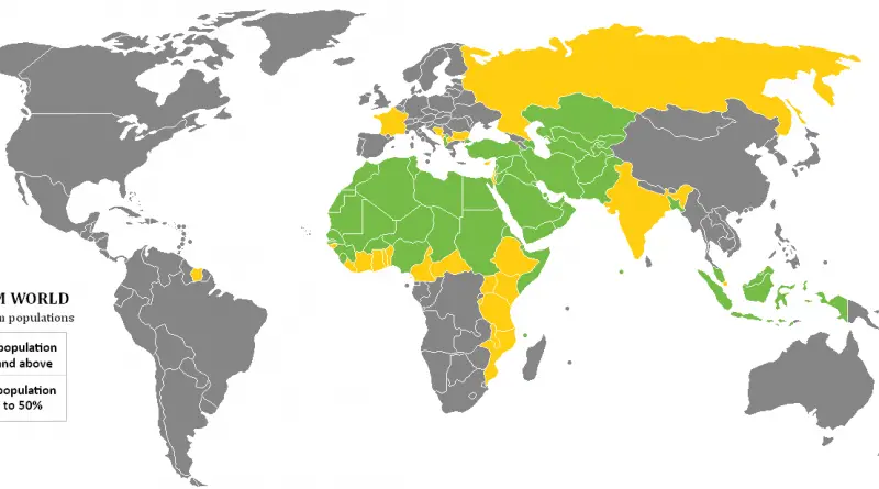 Maps of World Religions - Vivid Maps