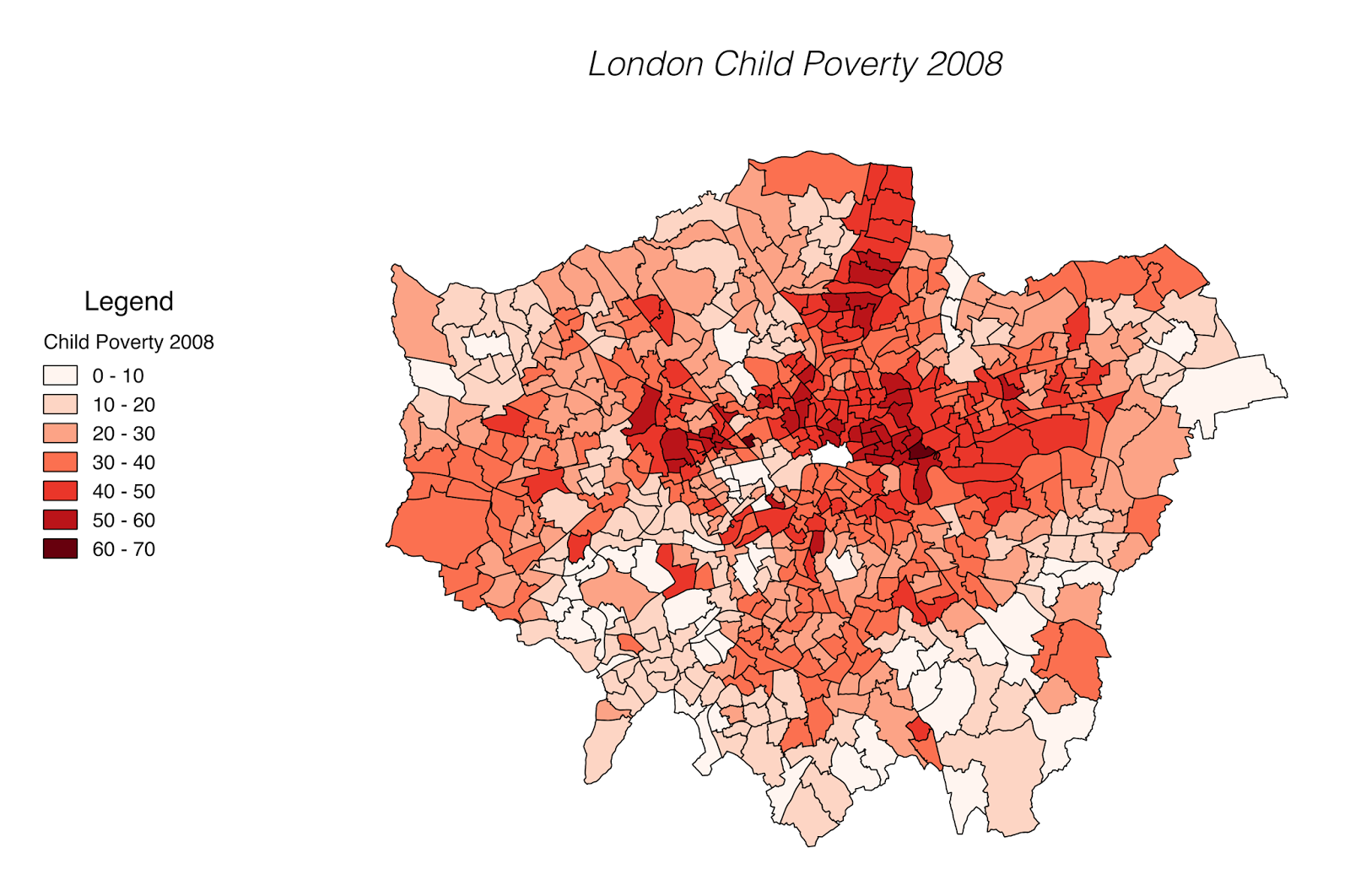 London child poverty (2008)