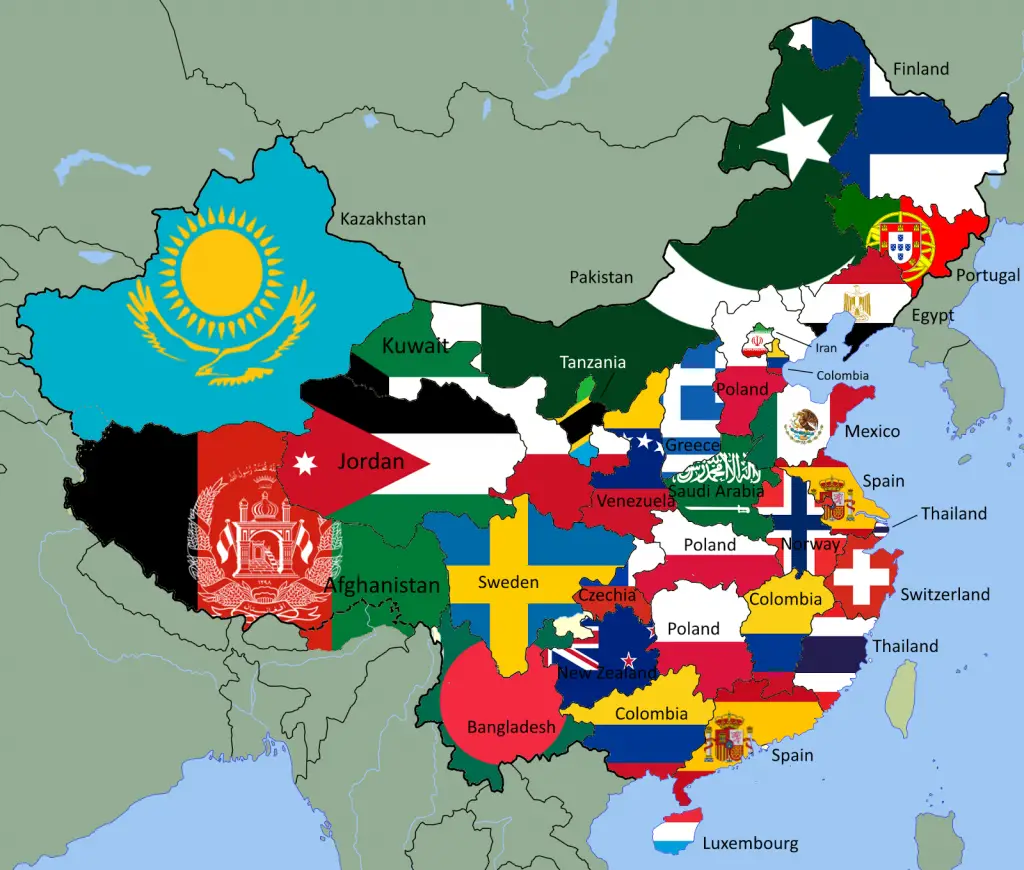 Provinces of China compared to countries of similar GDP