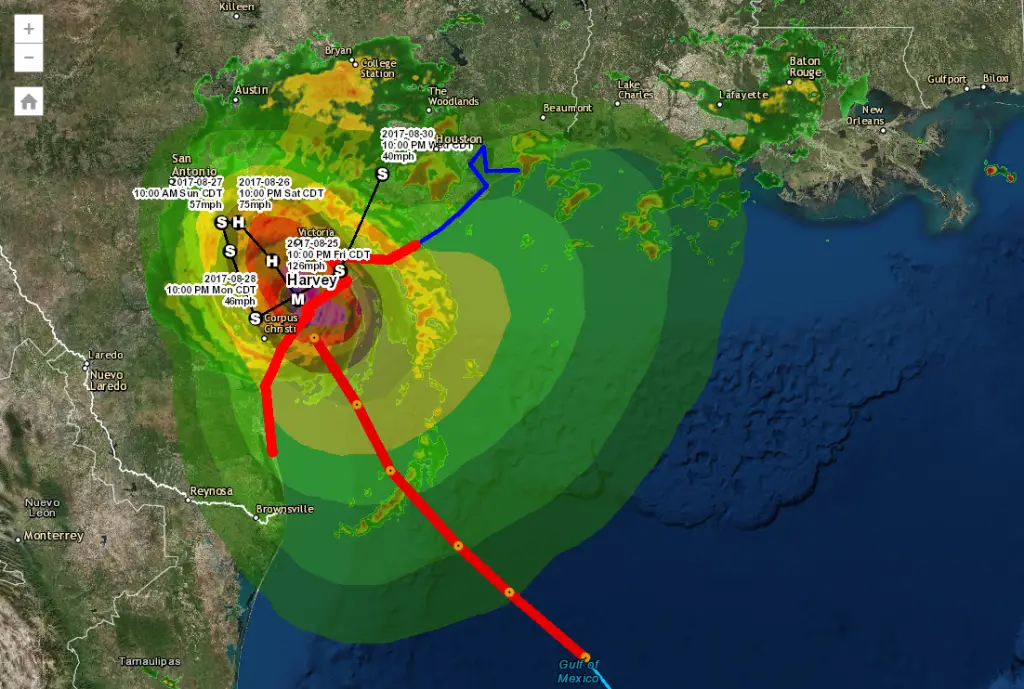 Hurricane & Tropical Cyclone Public Information Map Vivid Maps