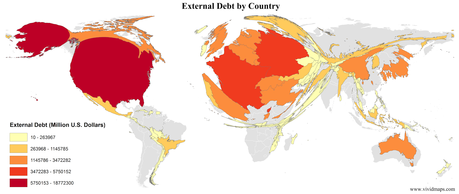 External Debt by country