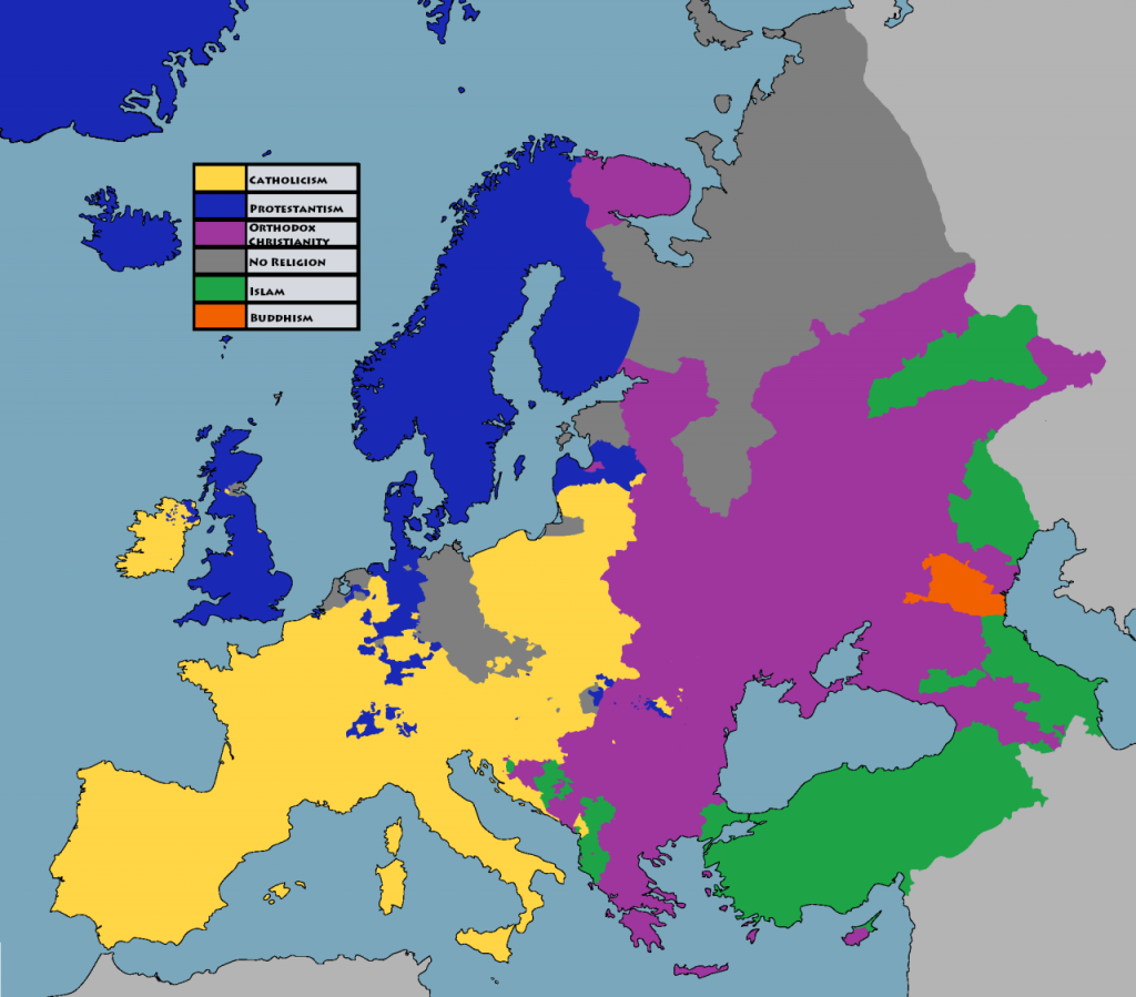 Religion In Europe Vivid Maps   Europe Religion 1024x899 