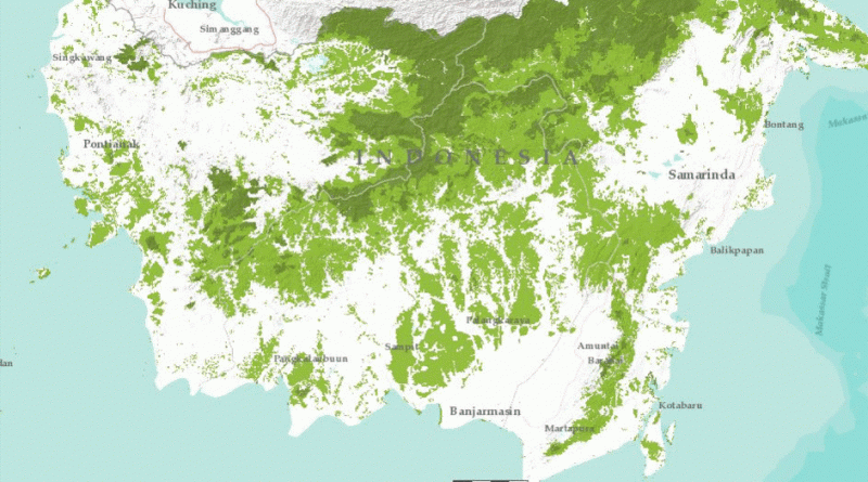 Indonesia Vivid Maps   Kalimantan 800x445 