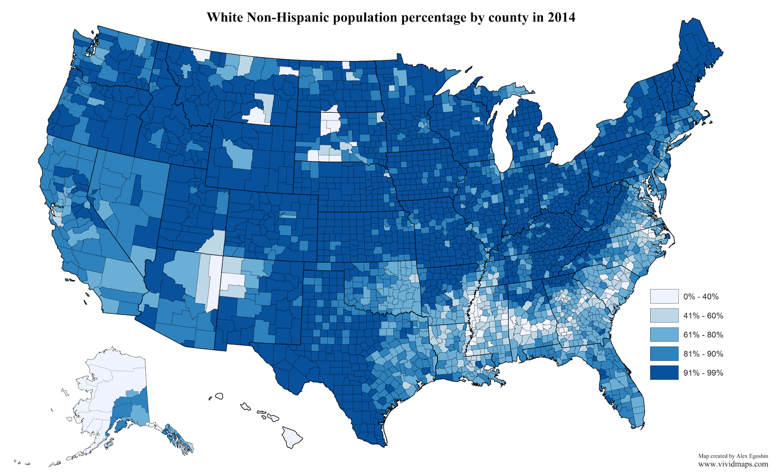 U S Population By Race Vivid Maps