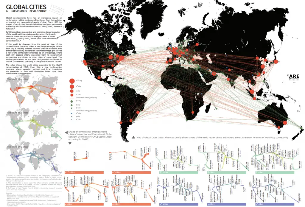 Map Of The Global Cities Index Vivid Maps The Best Porn Website