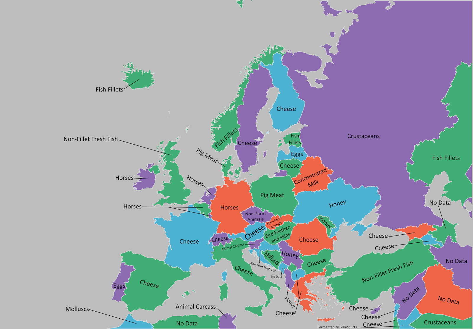 Biggest Animal or Animal Product Export to the United States