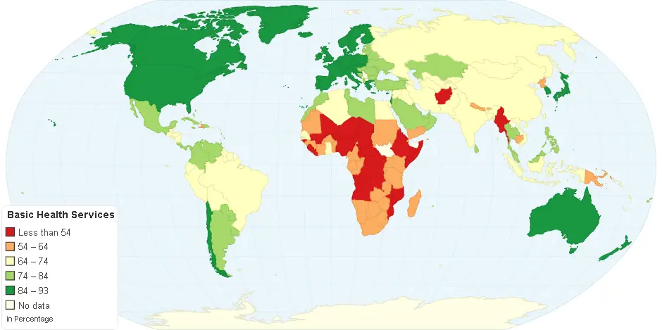 Basic Health Services by Country